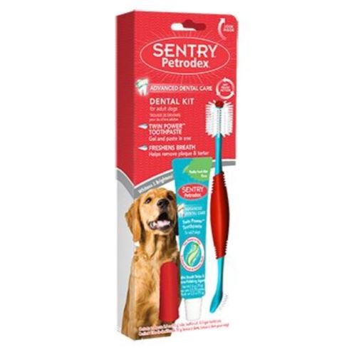 SENTRY Petrodex Dental Care Kit For Dogs