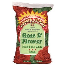 Rose & Flower Fertilizer, 4-6-2 Formula, 12-Lbs.