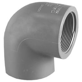 Schedule 80 PVC 90-Degree Elbow, Slip x FPT, 3/4-In.