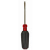 Screwdriver, Cabinet Tip, Cushion Grip, 1/4 x 4-In.