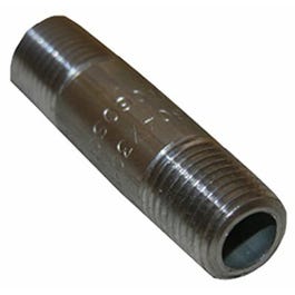 Stainless Steel Pipe Nipple, 1/4 x 2-In.