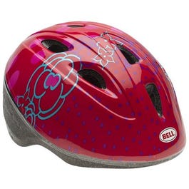 Toddler Girls' Zoomer Jump Bicyle Helmet, Red
