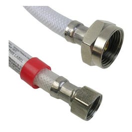 Toilet Connector, Flexible Poly, 1/2 Compression x 7/8 Ballcock x 16-In.