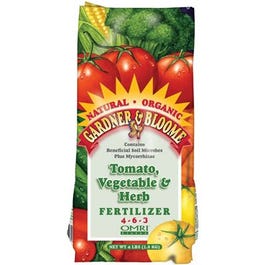 Tomato & Vegetable Fertilizer, 4-6-3 Formula, 4-Lbs.