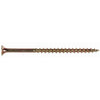 Wood Screws, Zinc & Yellow Dichromate, 1.25-In. x 6, 1/4-Keg Bucket