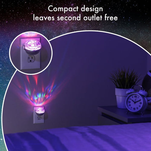 Jasco Projectables Northern Lights Light Sensing LED Night Light