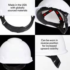 3M™ Hard Hat Vented Cap Style with Pin-Lock Adjustment