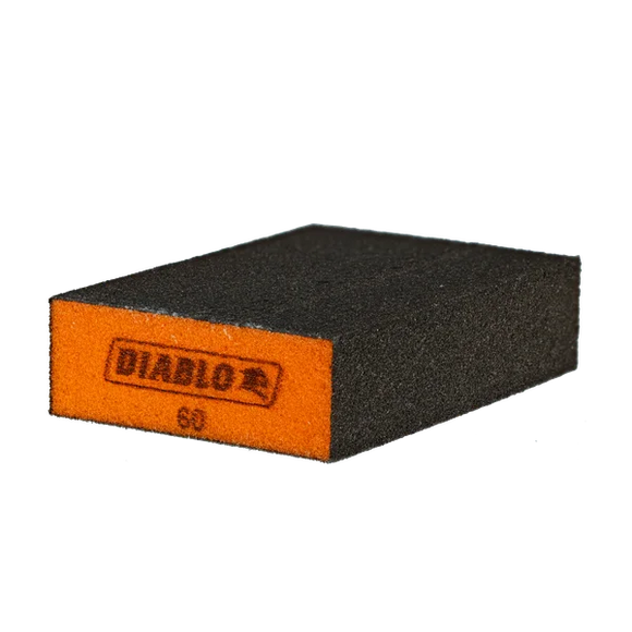 Diablo 60-Grit Flat Edge Sanding Sponge