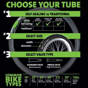 Slime Extra Strong Self-Sealing Bicycle Tubes Schrader