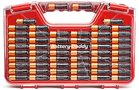 Battery Daddy Double Sided Battery Storage System Holds 180 Batteries