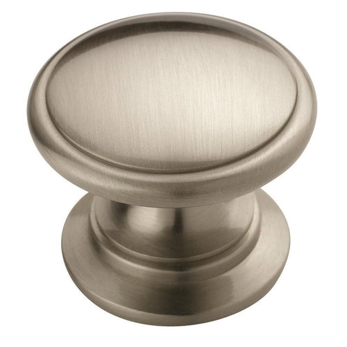Amerock 1 1/4 Diameter Allison Knob in Satin Nickel