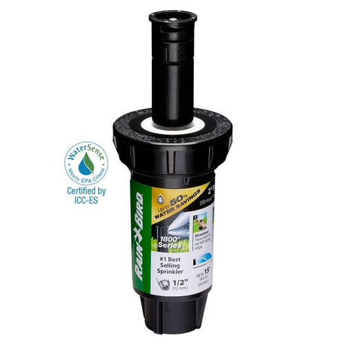 Rain Bird Pop-up Spray Head Half Pattern Dual Spray with Pressure Regulator