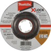 Makita X‑LOCK Type 27 General Purpose 36 Grit Abrasive Grinding Wheel for Metal & Stainless Steel Grinding