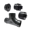 Canplas 1-1/2 ABS DWV Female Adapter, Female National Pipe Thread (FPT) Cleanout O-Ring and Plug, Hub X FPT