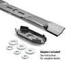 Oregon Lawnmower Blade for 21 in. Deck - 3-in-1 Blade: Mulches, Bags, and Discharges clippings, Universal Fit (UW-21-1M)