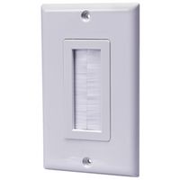 Amerelle Pass-Thru V Brush Wallplate