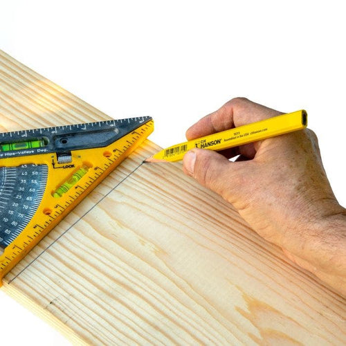 C.H. Hanson Yellow Medium Lead Carpenter Pencil - 72 Pack