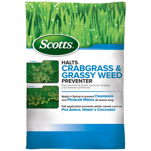 Scotts Halts Crabgrass & Grassy Weed Preventer