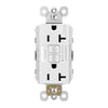 Pass & Seymour Radiant® 20A Duplex Self-Test GFCI Receptacles with SafeLock® Protection