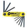 Bondhus 12591, Set 9 Hex Fold-up Tool .050 - 3/16 (1)