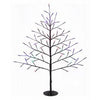 Christmas Lawn Decor, Bare Branch Wall Tree, 76 Twinkling Multi-Color LED Lights, 40-In.