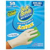 Disposable Latex Gloves, Powder Free, One Size, 50-Ct.