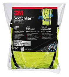 3M™ Hi-Viz Contruction Vest Yellow