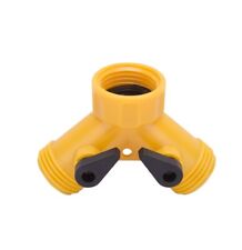 Landscapers Select Y-Connector, Female and Male, Plastic, Yellow (Yellow)