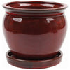 CLAYWORKS WISTERIA PLANTER (8 INCH, RED)