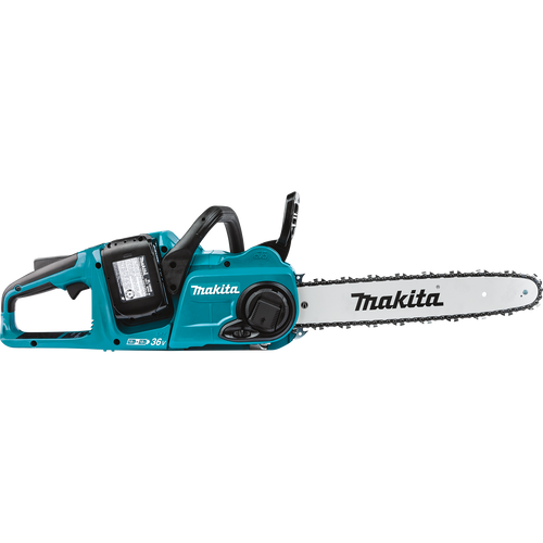 Makita 36V (18V X2) LXT® Brushless 14 Chain Saw Kit with 4 Batteries (5.0Ah)