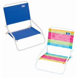 Beach/Sand Chair, Steel Frame, Assorted