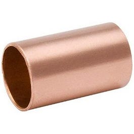 Pipe Fitting, Copper Repair Coupling Less Stop, 1.25-In. Copper x Copper