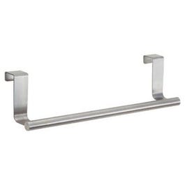 Forma Over-The-Cabinet Towel Bar, Brushed Stainless-Steel, 9-In.