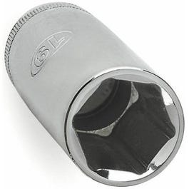 Metric Deep Socket, 6-Point, 1/2-In. Drive, 25mm