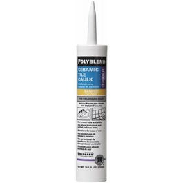 Polyblend Ceramic Tile Caulk, #9 Natural Gray, 10.5-oz.