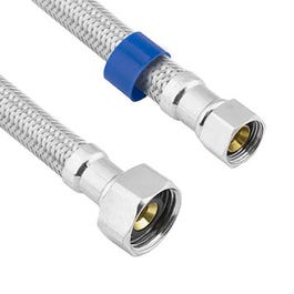 Faucet Connector, 3/8-In. Compression x 1/2-In. Female Iron Pipe x 9-In.