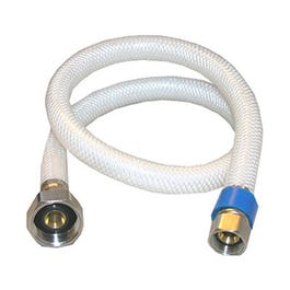 Faucet Connector, Flexible Poly, 3/8 Compression x 1/2 IP x 24-In.