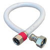 Faucet Connector, Flexible Poly, 1/2 Compression x 1/2 Iron Pipe x 20-In.