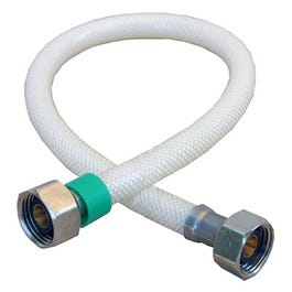 Faucet Connector, Flexible Poly, 1/2 Iron Pipe Size x 1/2 Iron Pipe x 9-In.