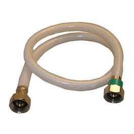 Faucet Connector, Flexible Poly, 1/2 Iron Pipe Size x 1/2 Iron Pipe x 30-In.