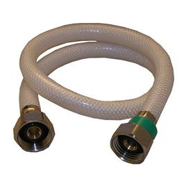 Faucet Connector, Flexible Poly, 1/2 IP x 1/2 IP x 36-In.