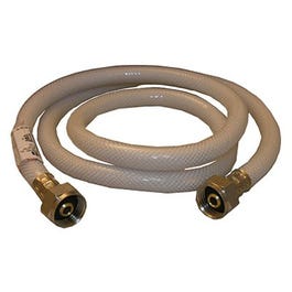 Faucet Connector, Flexible Poly, 1/2 Iron Pipe Size x 1/2 Iron Pipe x 48-In.