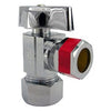 Pipe Fitting, Angle Valve, Chrome, Lead-Free, 5/8 x 1/2-In.