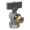 Angle Valve, Chrome, Quarter Turn, 1/2 x 1/4-In.