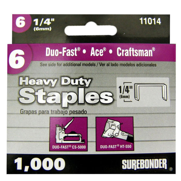 Surebonder 11014 #6 Staples, Duo-Fast Type