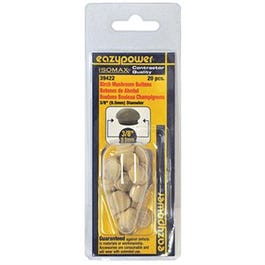 Dowel Plug, Mushroom, 3/8-In., 20-Pk.