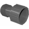 Pipe Fitting Insert Adapter, Female, Poly, 1.25-In.