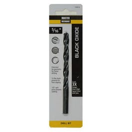 Black Oxide Drill Bits, 135 Split Point, 5/16 x 4.5-In.