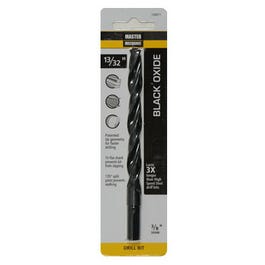 Drill Bit, Black Oxide, 13/32 x 5-1/4-In.