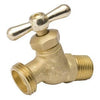 Hose Bibb, Straight, No-Kink, Brass, 3/4 MP x 3/4-In.